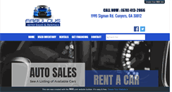 Desktop Screenshot of fabulousautosalesandrentals.com