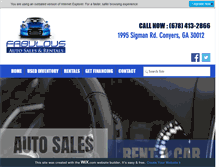 Tablet Screenshot of fabulousautosalesandrentals.com